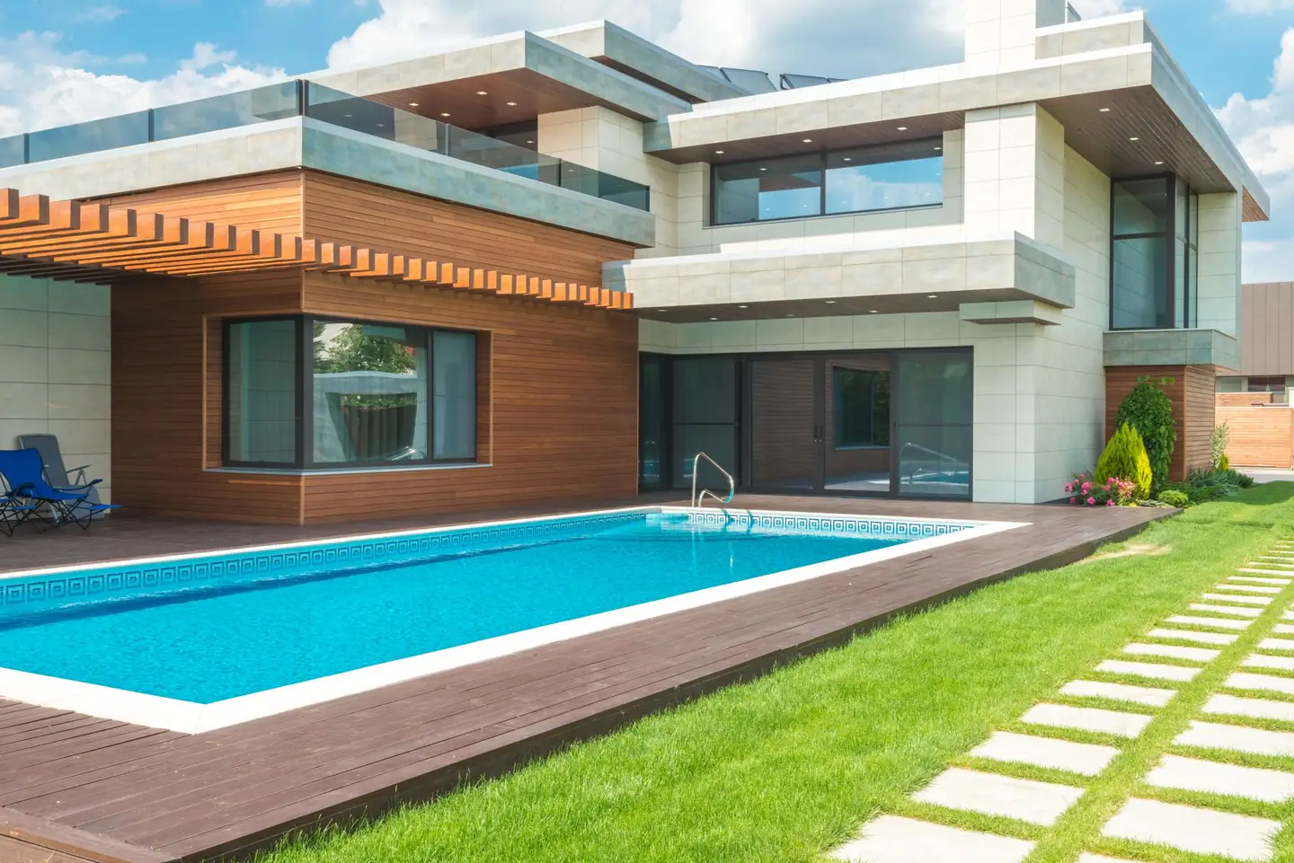 Swimming pool built in North Wahroonga, NSW